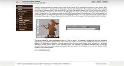 Desktop Screenshot of printed-sacred-music.org