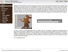 Tablet Screenshot of printed-sacred-music.org